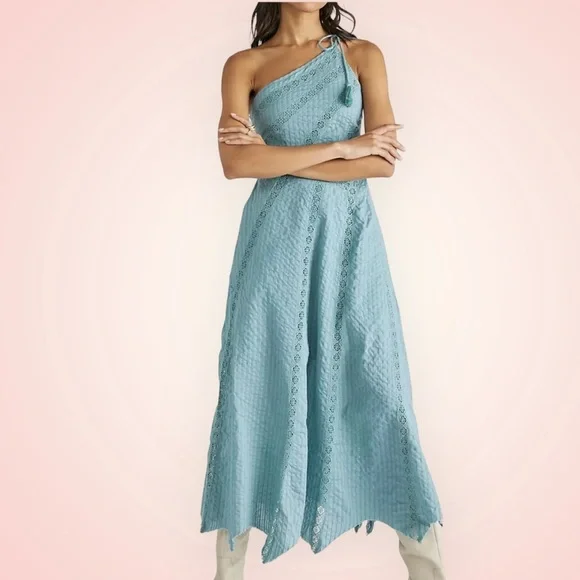 Free People | Dresses | Nwot Free People Bella Boho One Shoulder Embroidery Maxi Mint Blue Dress Medium | Poshmark Free People | Dresses | Nwot Free People Bella Boho One Shoulder Embroidery Maxi Mint Blue Dress Medium | Poshmark